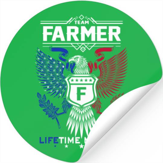 Farmer Name Stickers - Farmer Eagle Lifetime Member