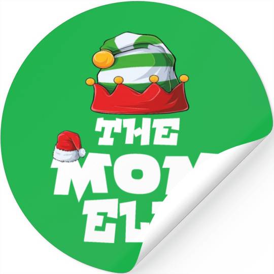 Gamer Elf Family Matching Christmas Group Pajama Stickers