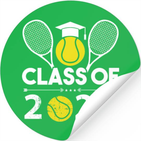 Graduation Class of 2023 Tennis Senior year T-Shir Stickers