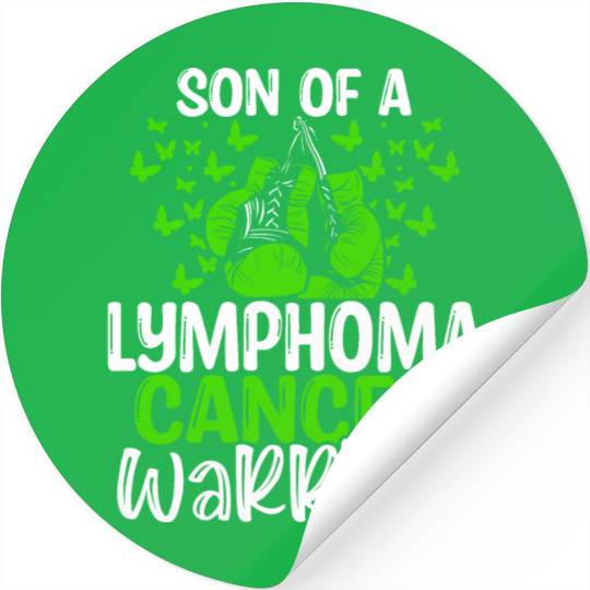 Lymphoma Cancer Awareness Month Ribbon Son Stickers