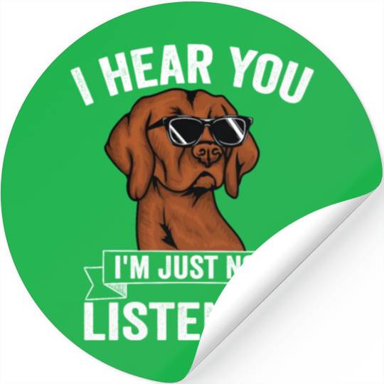 Vizsla lover cute dog design Stickers