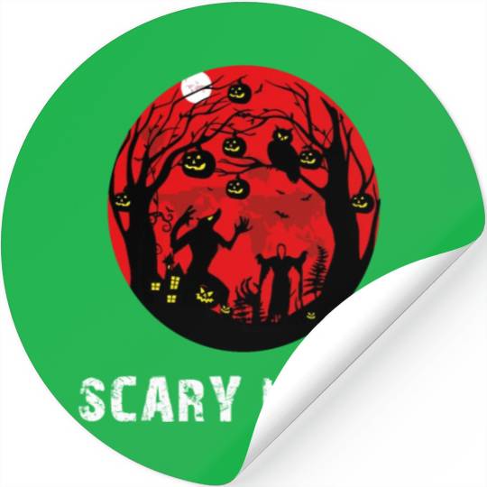 Witch way to the wine Stickers