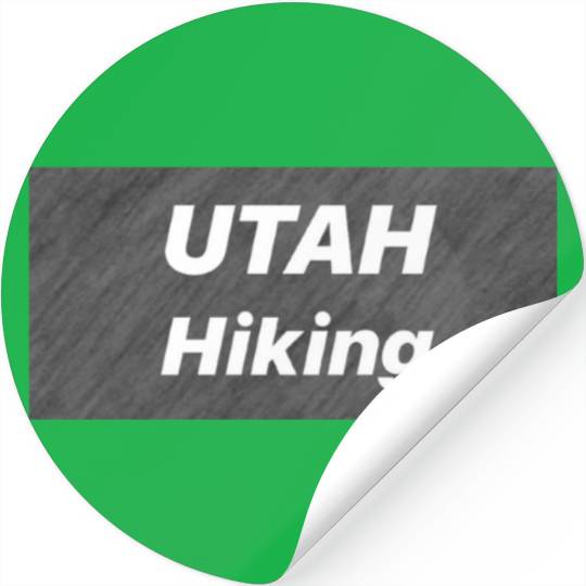 Utah Hiking Stickers