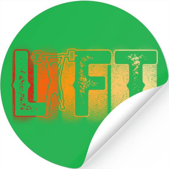 Lift Workout Gym Lifting Weightlifting Stickers