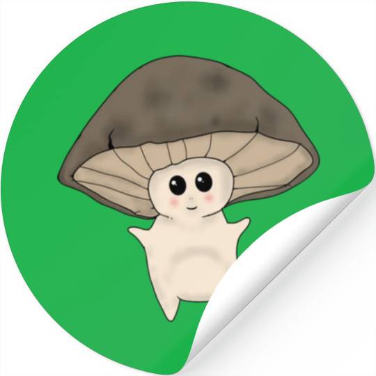 Mushroom kid Stickers