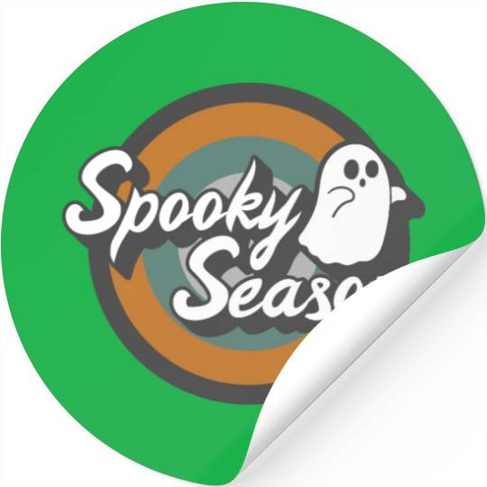 Halloween Stickers, Spooky Season Ghost Costume Gift