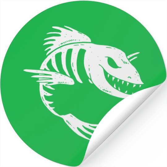 Fish Skeleton Stickers