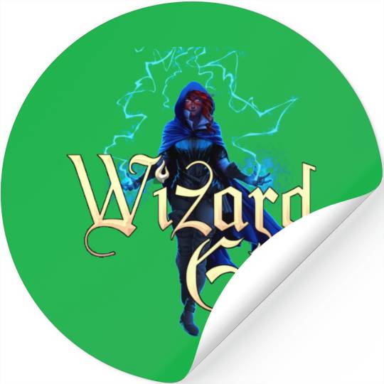 Wizard Girl Stickers