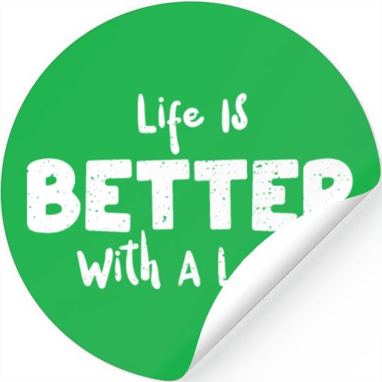Life Is Better With A Lamb - Sheep Stickers