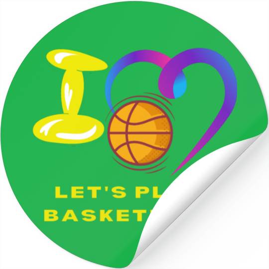 LET'S PLAY BASKETBALL, CLASSIC Stickers