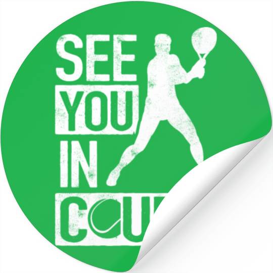 Tennis Player, Playing tennis, tennis Stickers