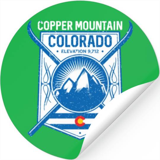 Copper Mountain Colorado Ski Mountains Stickers