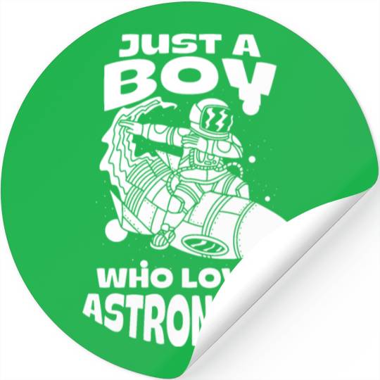 Boy love astronauts Stickers