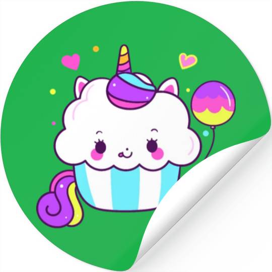 Unicorn Cake Stickers