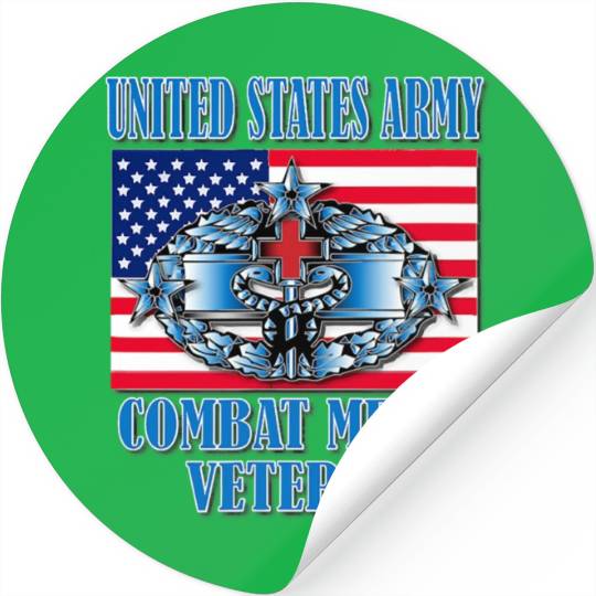 Combat Medic 4th Award Memorable Us Stickers