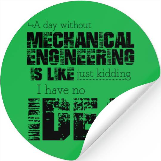 Mechanical engineering Stickers