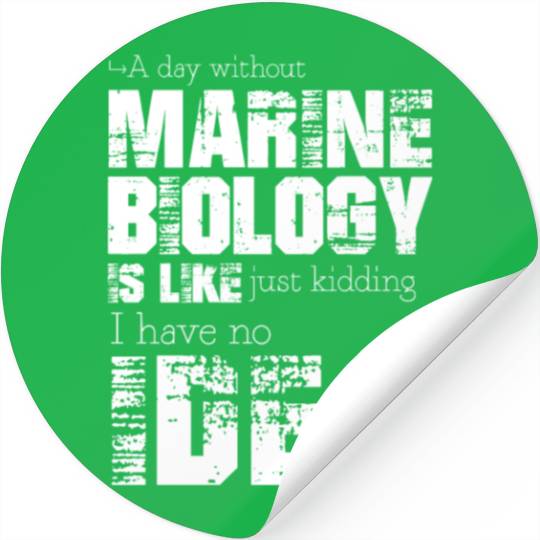 Marine biology Stickers