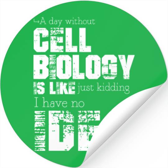 Cell biology Stickers