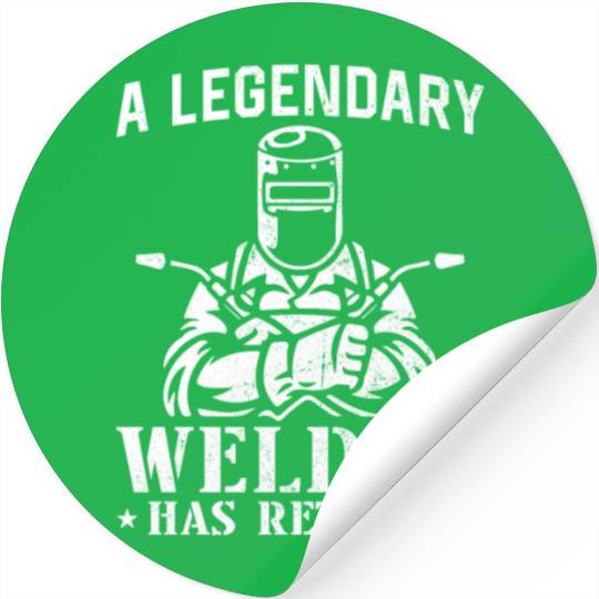 Welder Welding Retirement Vintage Stickers