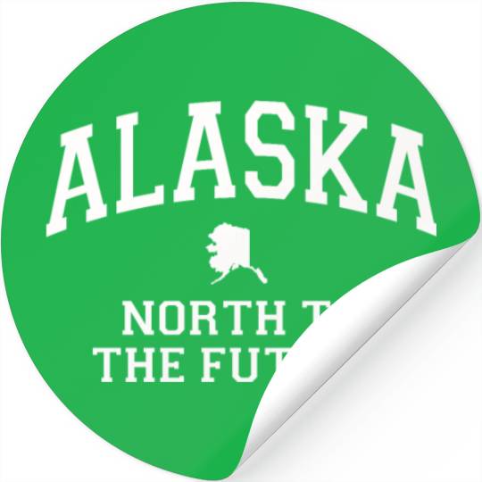 Alaska Stickers Men's Women Children USA North Pole