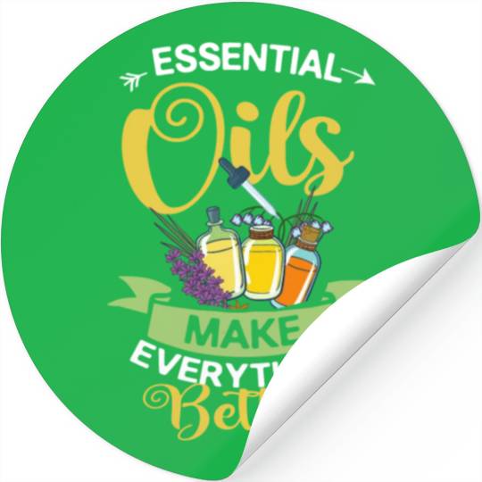 Essential Oil Diffuser Peppermint Aromatherapy Stickers