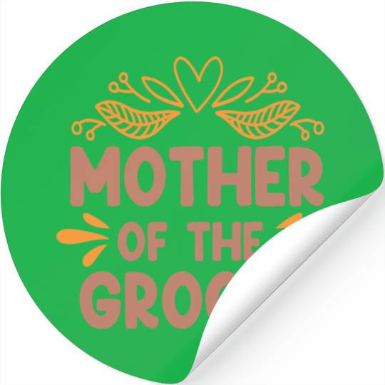 Mother Of The Groom-Wedding-Bride Stickers