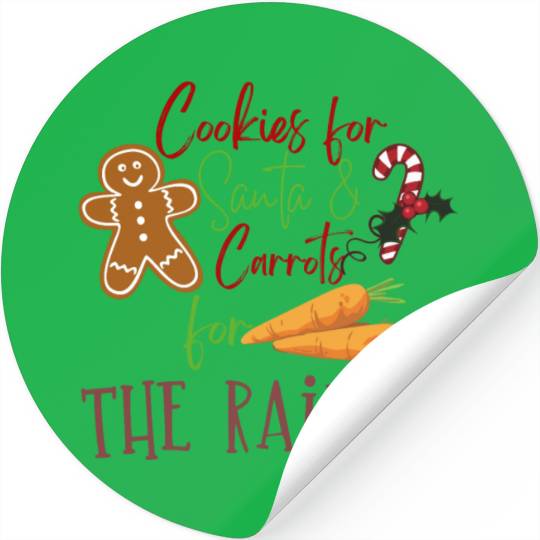 Cookies For Santa Graphic Stickers