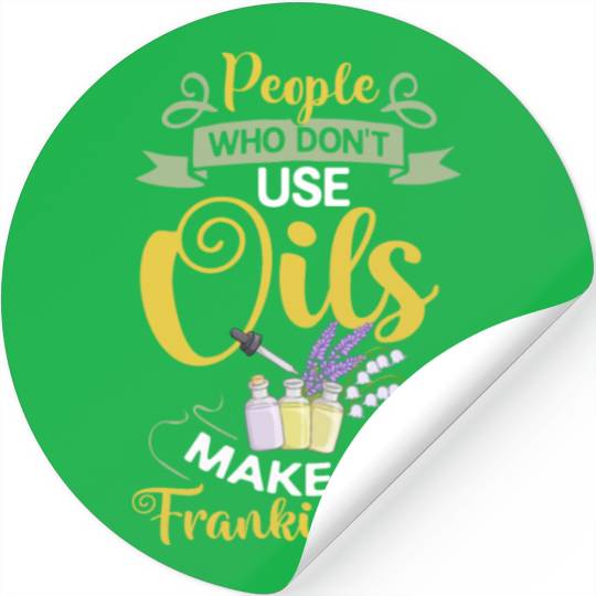 Essential Oil Diffuser Peppermint Aromatherapy Stickers