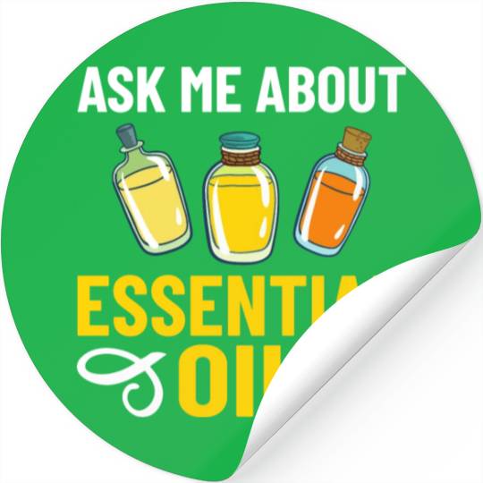 Essential Oil Diffuser Peppermint Aromatherapy Stickers