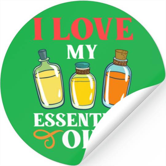 Essential Oil Diffuser Peppermint Aromatherapy Stickers