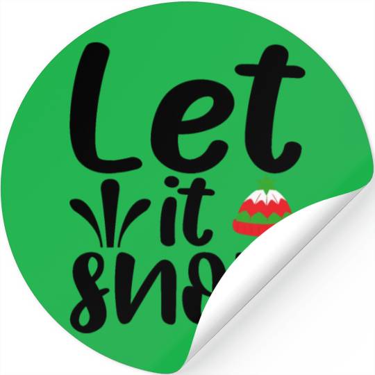 Let it Snow Stickers