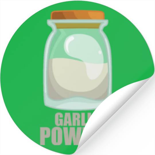 Garlic Powder Spice Flavor Food Cooking Stickers