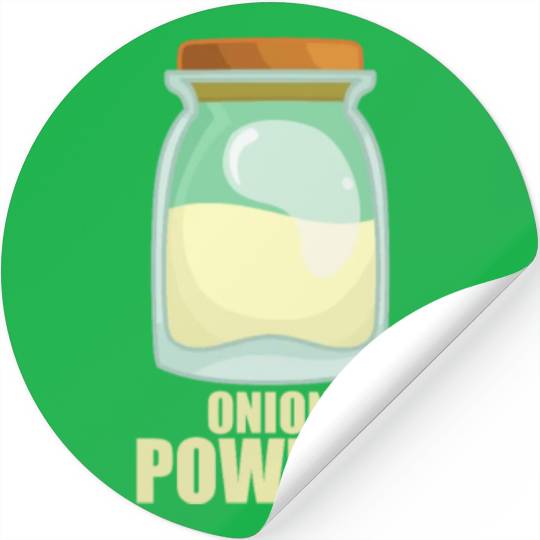 Onion Powder Spice Flavor Food Cooking Stickers