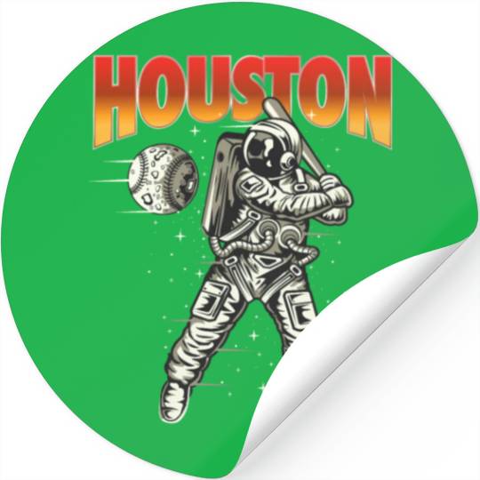 Houston Space City Astronaut Stickers
