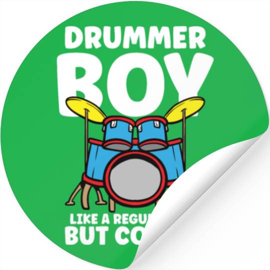 Drummer Drums Music Drum Set Drumming Stickers