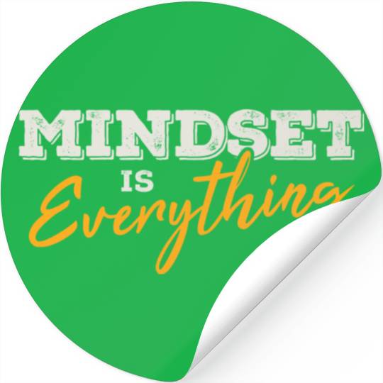 Growth Mindset Entrepreneur Teacher Fitness Stickers