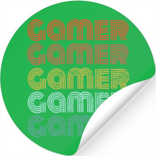 Gaming 365 Gamer Retro Video Game Stickers