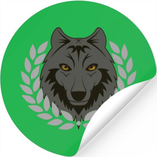 alpha wolf Stickers