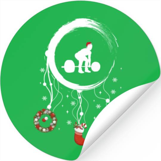 Winter dreamcatcher Christmas Fitness Bodybuilding Stickers