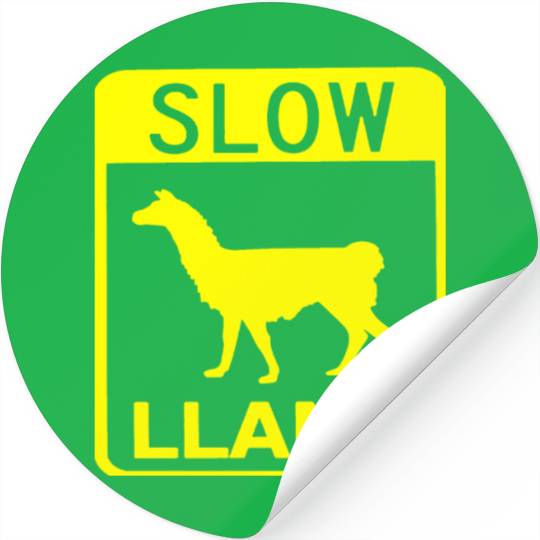 Phish Slow Llama Stickers