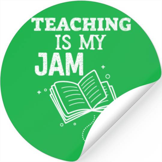 Teaching Is My Jam School Teacher Appreciation Stickers
