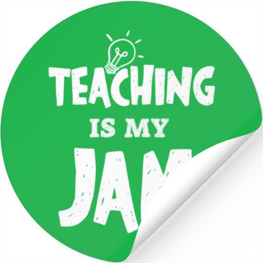 Teaching Is My Jam School Teacher Appreciation Stickers