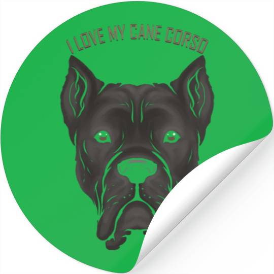 Dog Lover - I Love My Cane Corso Stickers