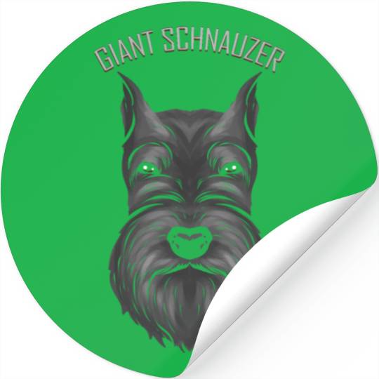 Dog Lover - I Love My Giant Schnauzer Stickers
