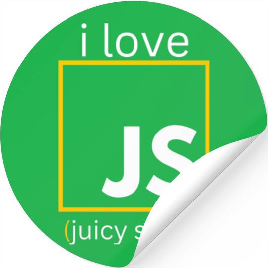 JavaScript web developer funny programming Stickers