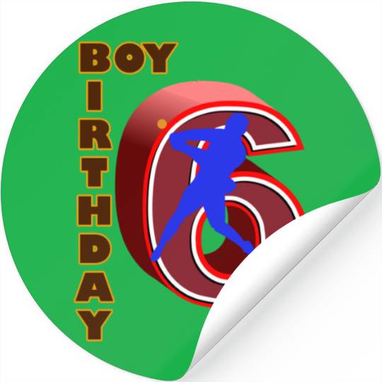 Birthday boy 1 Stickers