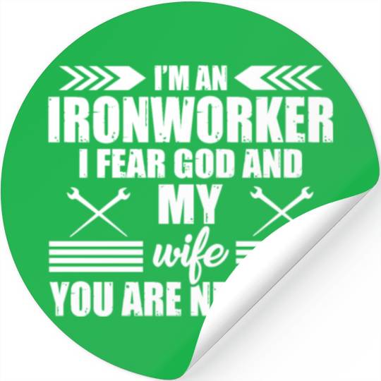 Great Ironworker Stickers