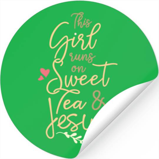 This Girl And Sweet Tea Stickers