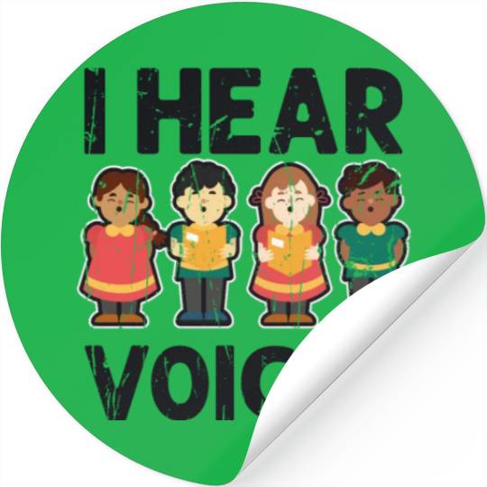 I hear voices - orchestra Stickers