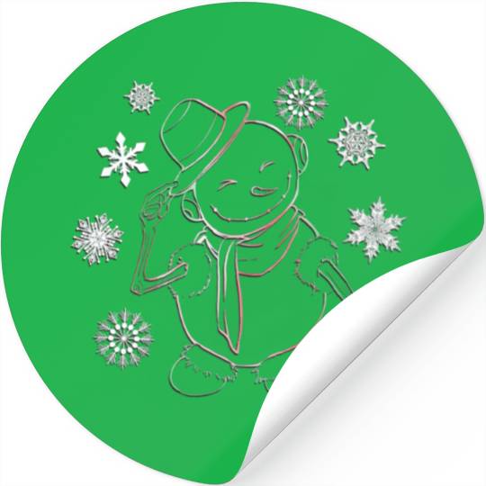 Snowman Stickers
